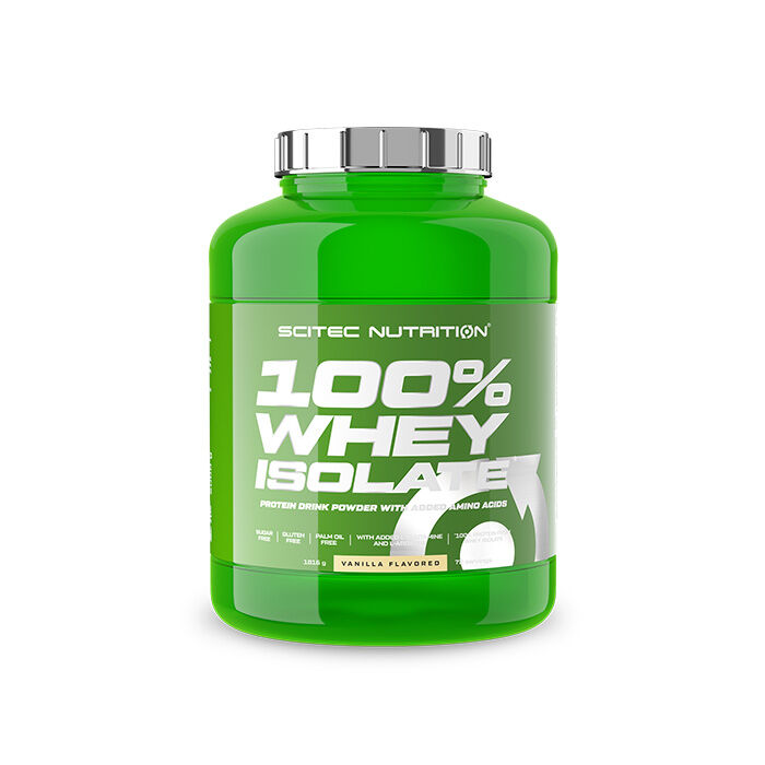 100% Whey Isolate Valleproteinisolat 1816 g vanilla