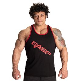 Vintage T-back, Black/Red, S  Vintage T-Back Top Sort/Rød