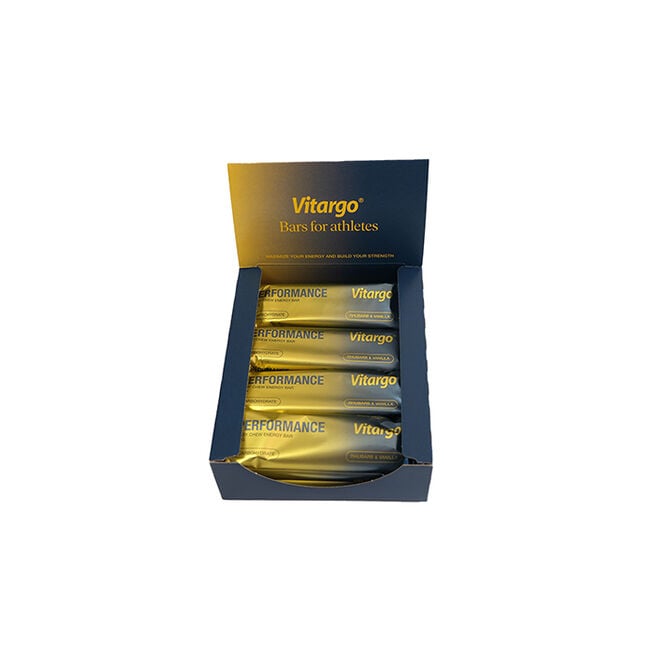 12 x Vitargo Performance Bar 55 g Rhubarb/Vanilla Rhubarb/Vanilla