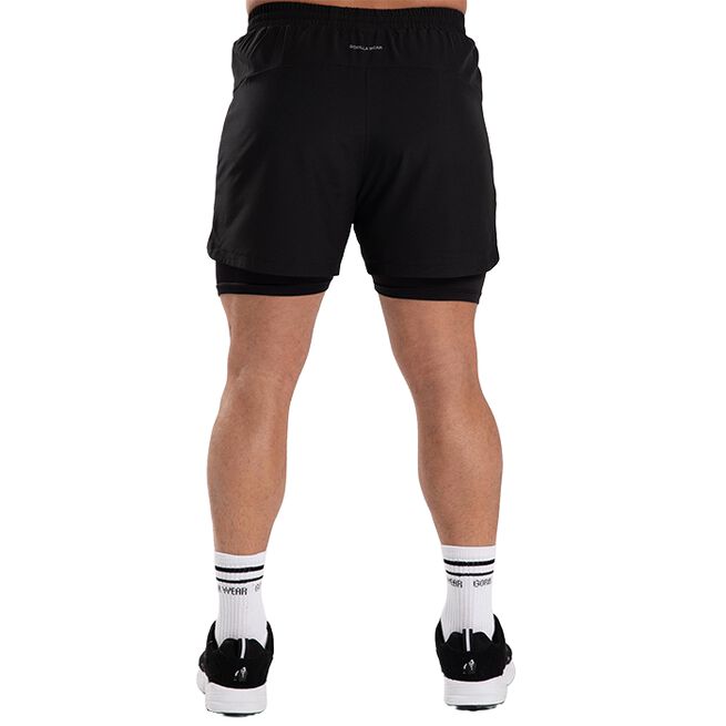 Cortez 2-In-1 Shorts, Black