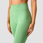 Ribbed Define Seamless Tights, Spring Green, L 
