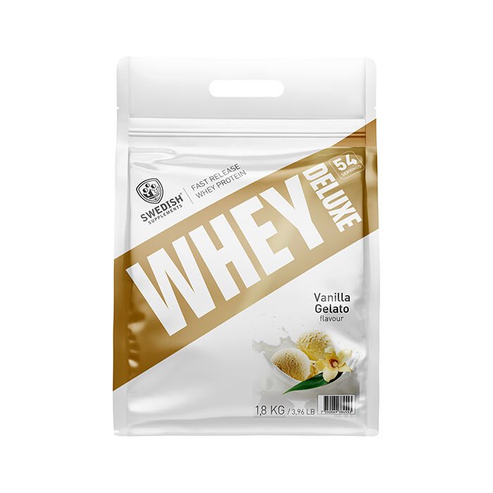 Whey Deluxe Valleprotein 1800 g vanilla_gelato