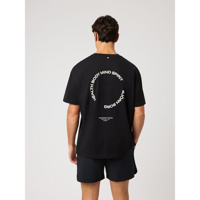 Borg Gym Oversized T-shirt Sort