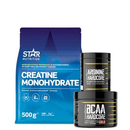 Star Nutrition Chained nutrition Performance pack Ydeevnepakke: Kreatin + BCAA + Arginin
