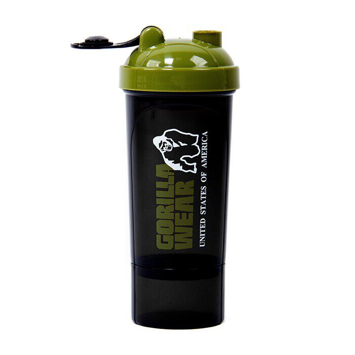 Shaker Compact Sort/Gr&oslash;n 400 ml + 100 ml
