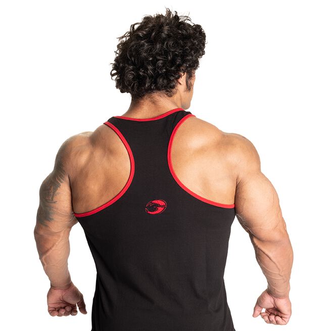 Vintage T-Back Top Sort/Rød