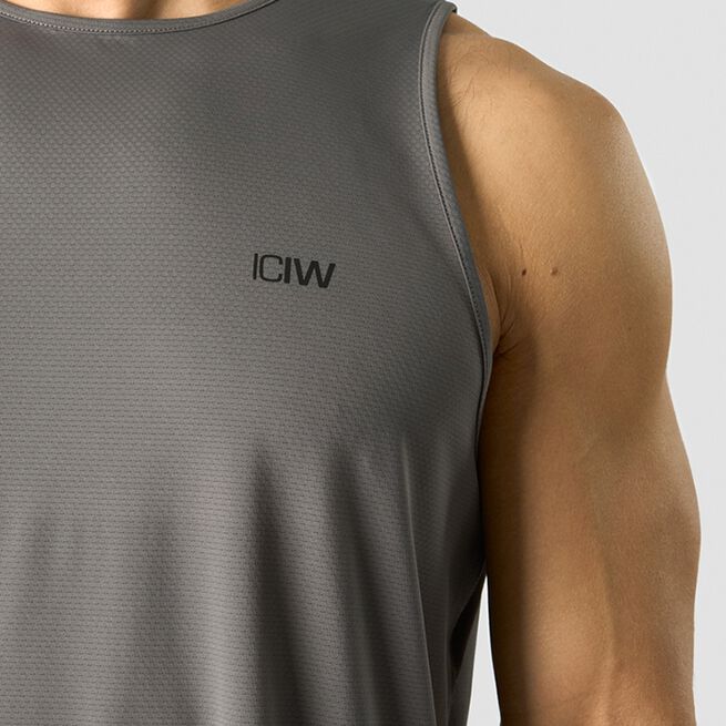 ICANIWILL Stride Tank Top, Grey