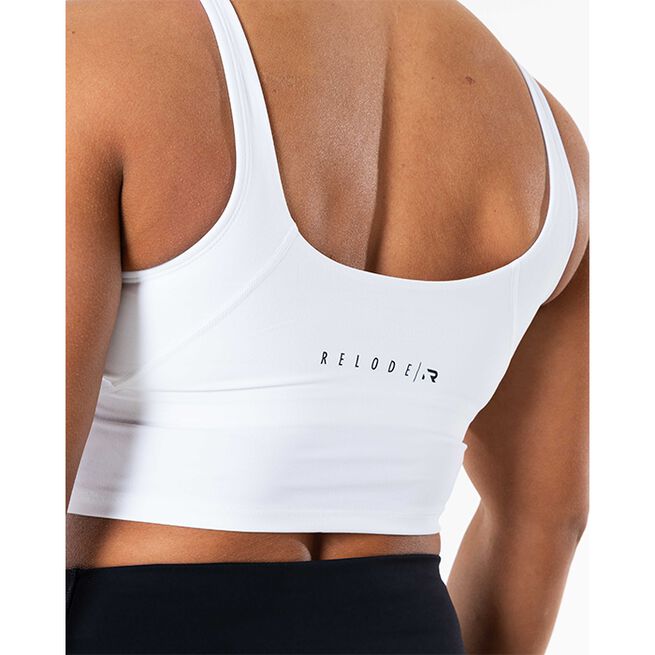 Core V-hals Top Hvid