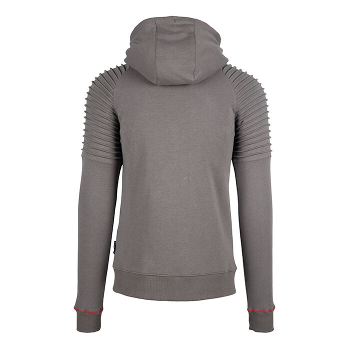 Georgia Zipped Hoodie, Grey
