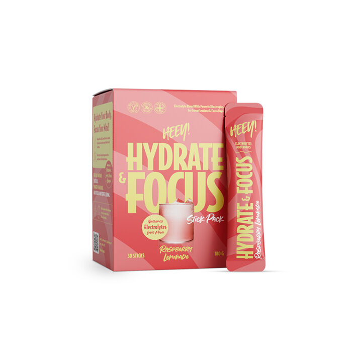 Hydrate & Focus Elektrolyter 30 st stick pack Hallonlemonad