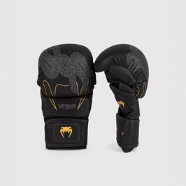 Venum Serpenti Sparring Gloves Black/Silver/Gold, L-XL  Serpenti Sparringshandsker Sort Sølv Guld