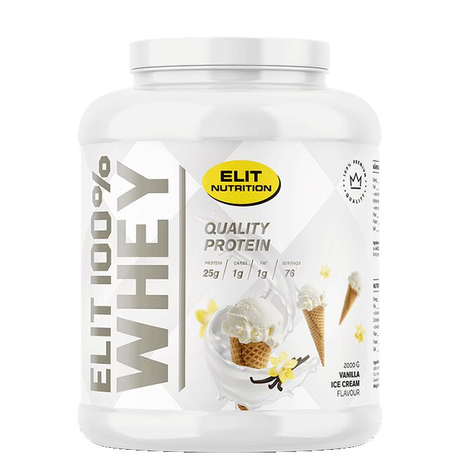 ELIT 100% Valleprotein 900 g Vanilla