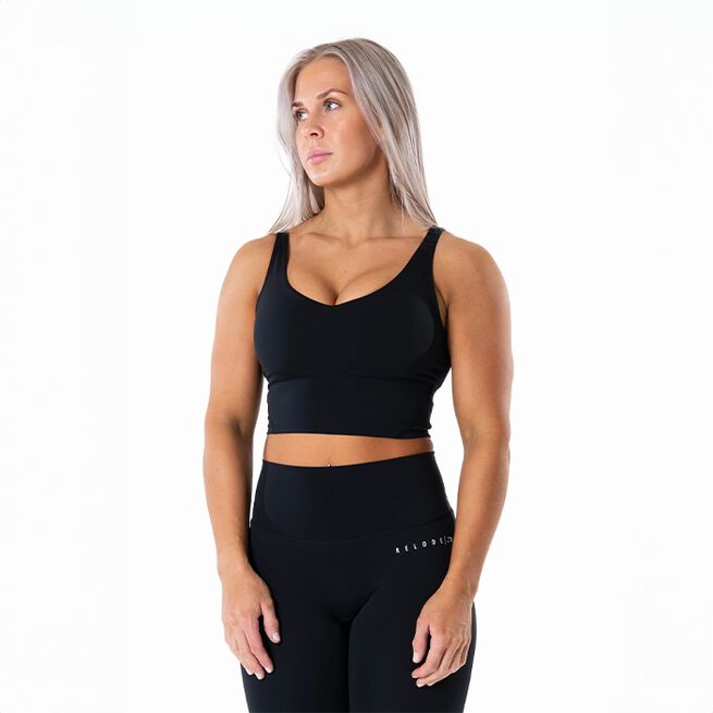 Core V-hals Top Sort