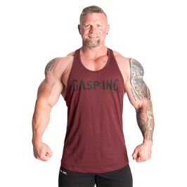 Gasp Essntial T-Back, Maroon Essential T-Back Top Mørkerød