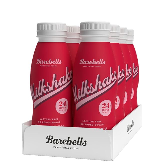 8 x Barebells Protein Milkshake, 330 ml Raspberry