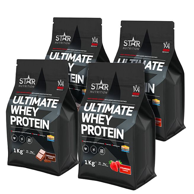 Mix&Match: 4 x Ultimate Whey Protein 1 kg