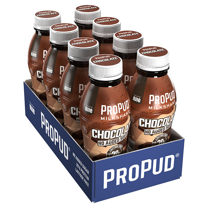 8 x ProPud Protein Milkshake, 330 ml Cappuccino