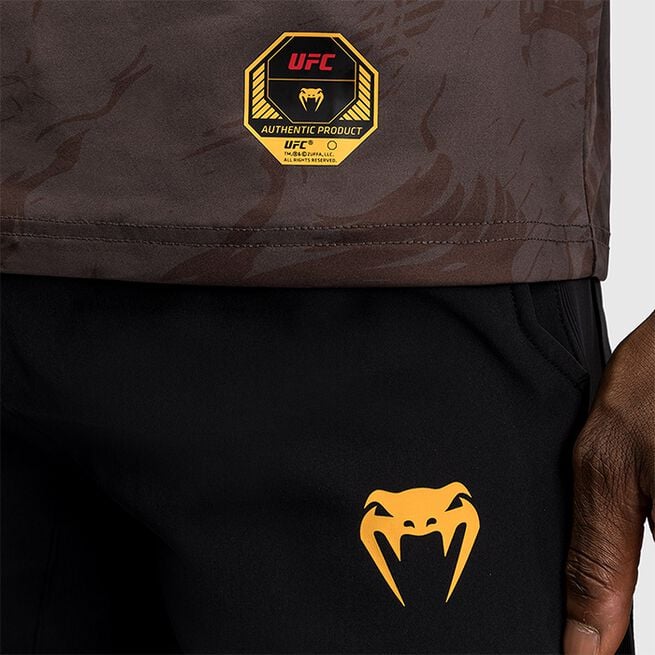 UFC Fusion by Venum Fight Week Men's Dry-Tech T-Shirt Earthen Brown
