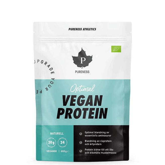 Athletics Optimal Eko Veganskt Protein Naturell 600 g 