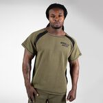Gorilla Wear Augustine Old School Work Out Top, Army Green