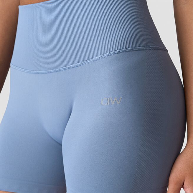 Define Sømløse Shorts Blå