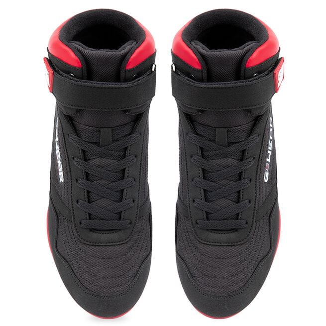 Classic High Tops, black/red