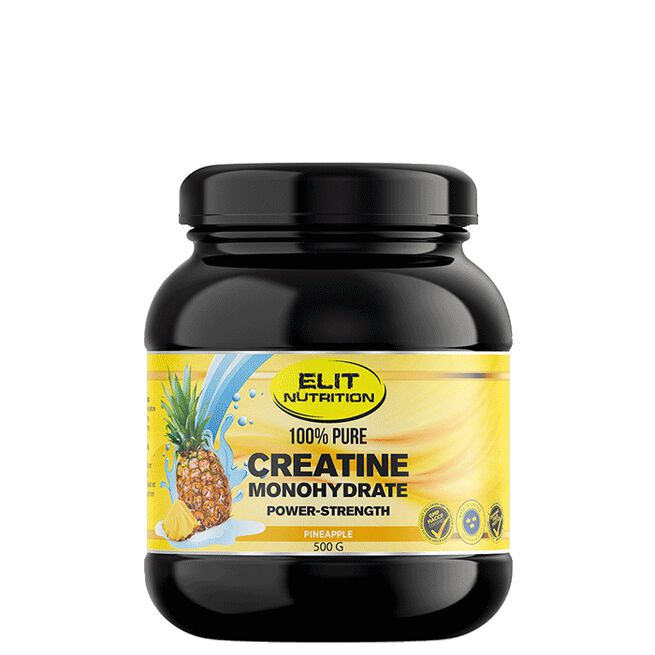 ELIT 100% Pure Creatine monohydrate, 500 g, Pineapple 