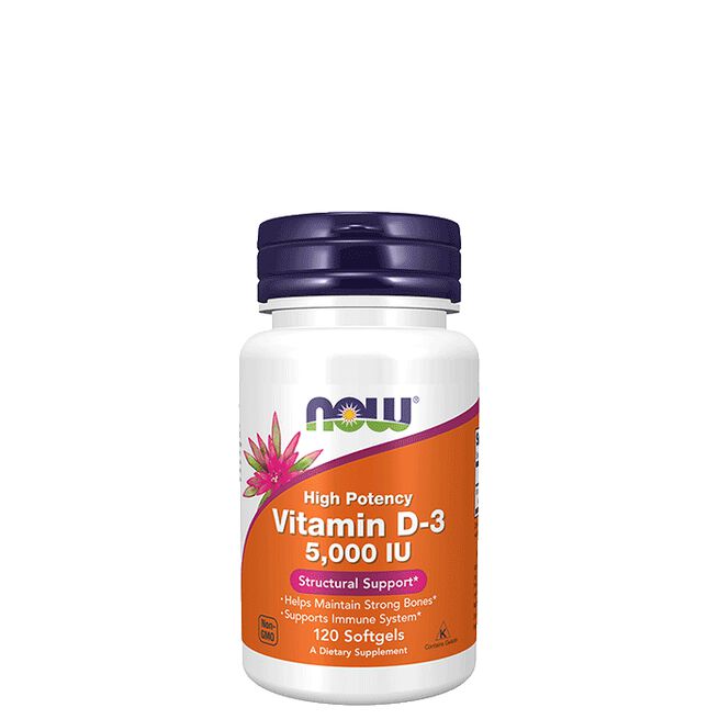Vitamin D-3 5000 IU 120 kapsler