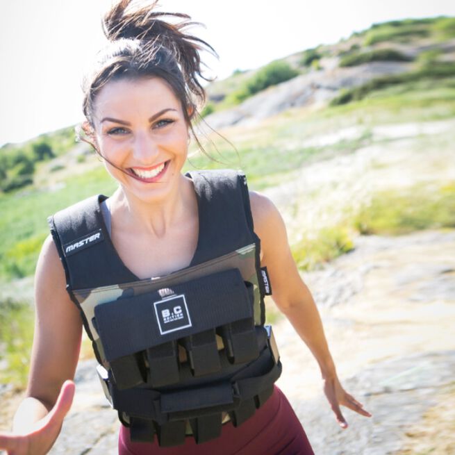 B.C Vægtvest + 10kg jernvægte