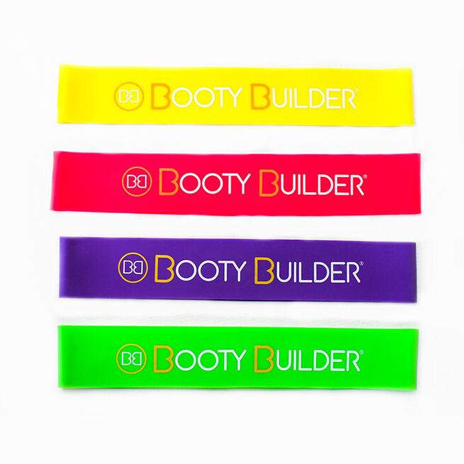 Booty Builder Minibands Pink 4-pak