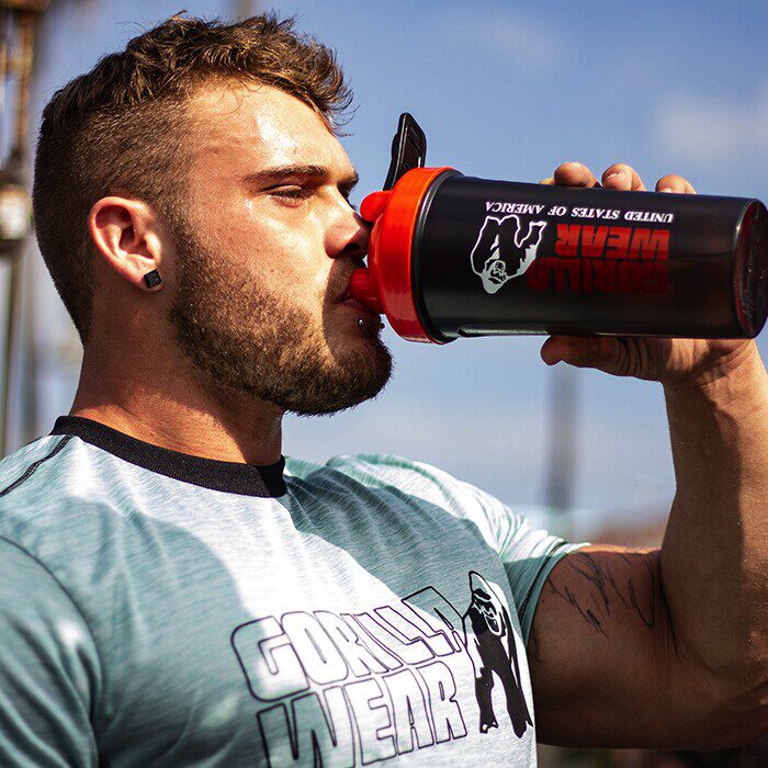 Shaker XXL Sort/R&oslash;d 1000 ml