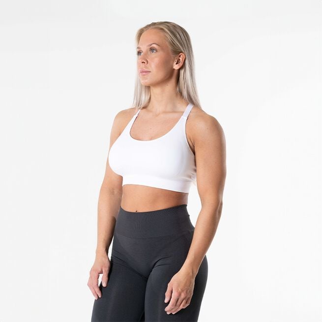 Prime Scrunch Sports-bh Hvid