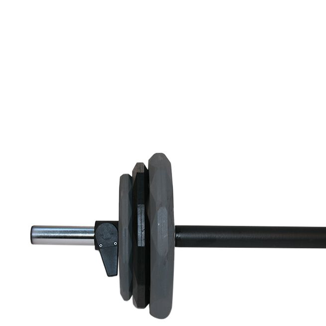 Pumpesæt vægtstang og vægtskiver 17,5 kg