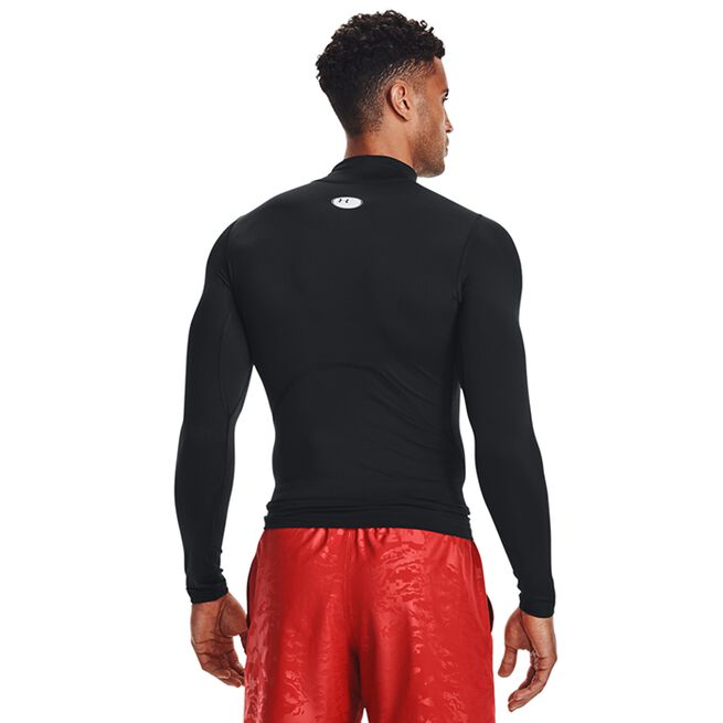 HeatGear Armour Langærmet Kompressionstrøje Sort
