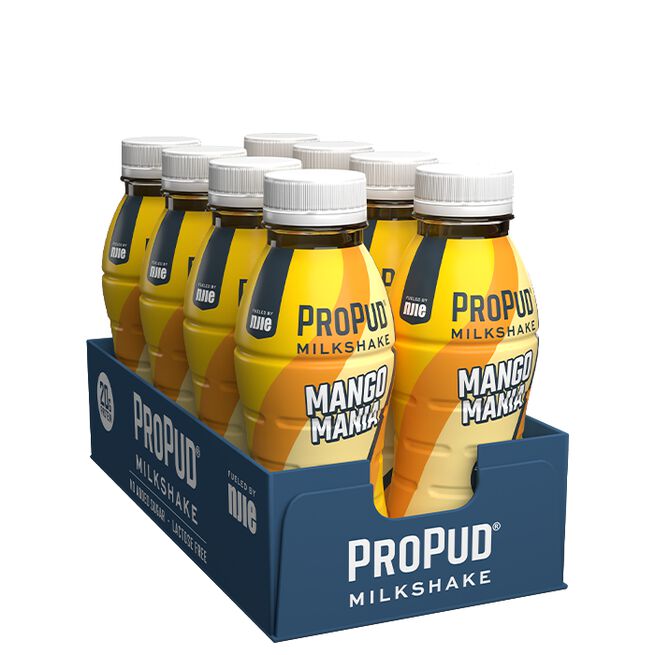 8 x ProPud Protein Milkshake, 330 ml, Mango Mania 