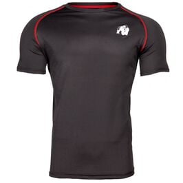 Performance Tee, Black/Red, S  Performance Tee, Black/Red