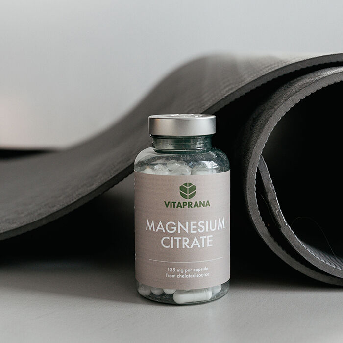 Magnesiumcitrat 125 mg 100 kapsler