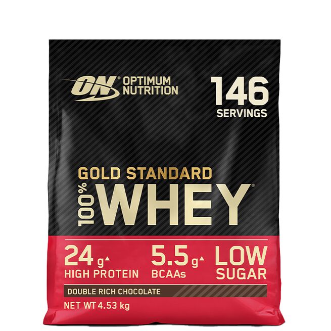 100% Whey Gold Standard Valleprotein 4545 g Double Rich Chocolate