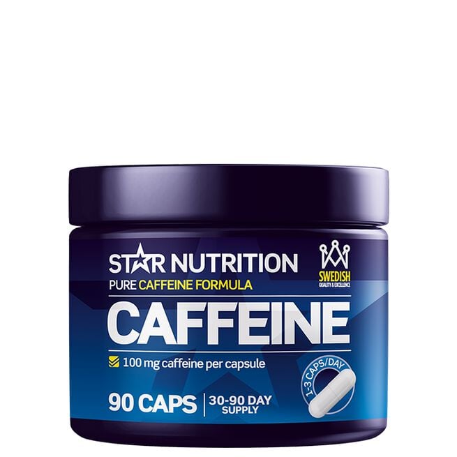 Koffeintabletter 100 mg 90 Kapsler