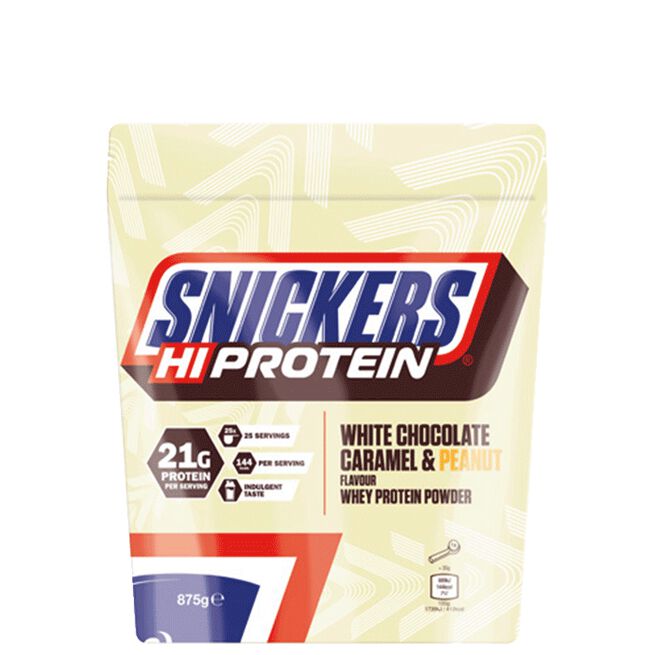 Snickers Valleprotein 875 g Hvid Chokolade Peanut White Chocolate Peanut