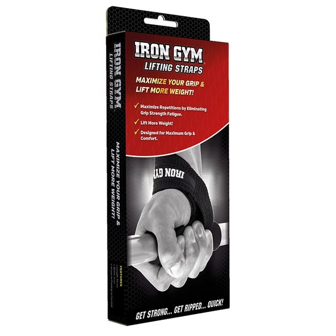 Iron Gym Lifting Straps with Comfort Pad 