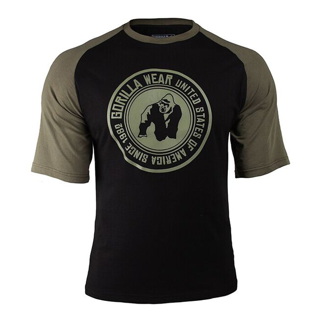Texas T-shirt, Black/Army Green, L 