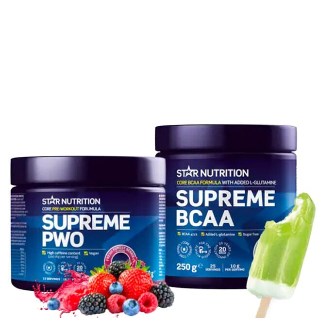 Pre- og Intra-workout Pakke: PWO + BCAA