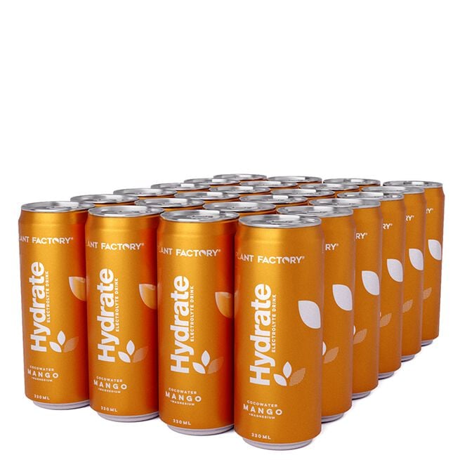 24 x Hydrat kulsyreholdig kokosvand kasse 330 ml Mango
