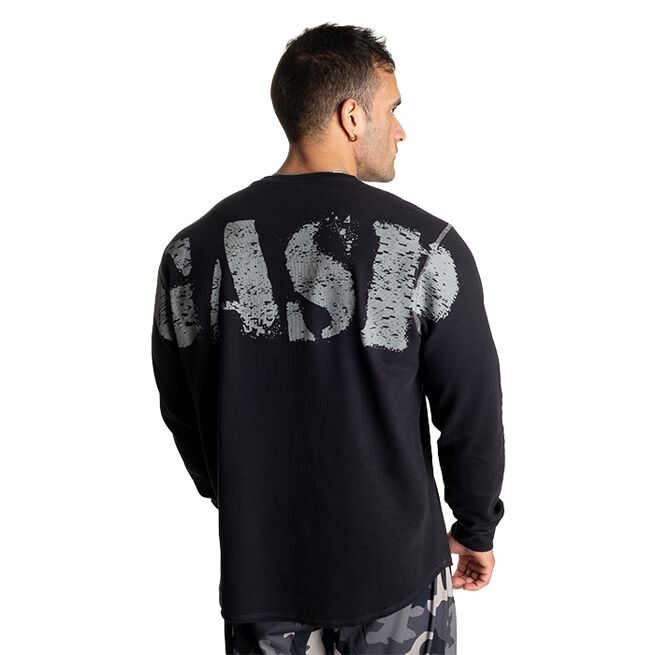 GASP Thermal Logo Sweater, Asphalt