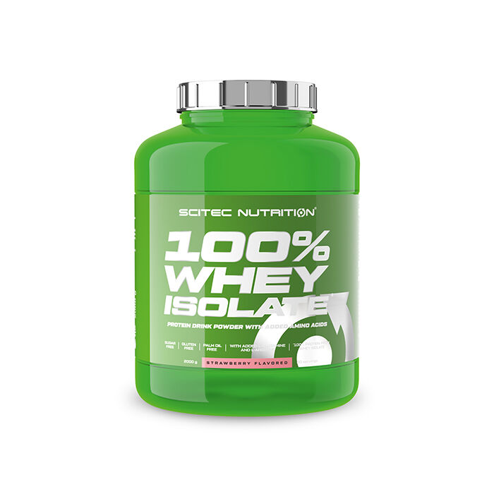 100% Whey Isolate Valleproteinisolat 1816 g strawberry