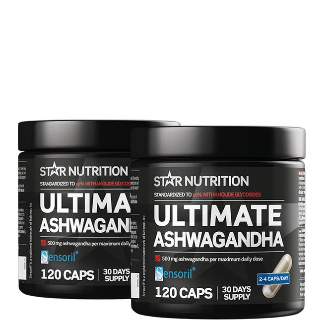 2 x Ultimate Ashwagandha 120 kapsler