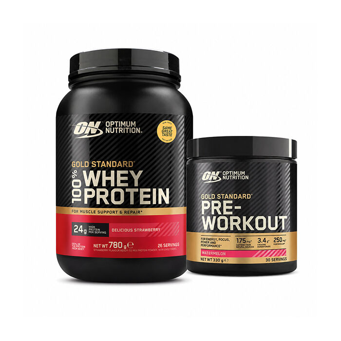 100 % Whey Gold Standard Valleprotein 700 g + Gold Standard PWO 330 g