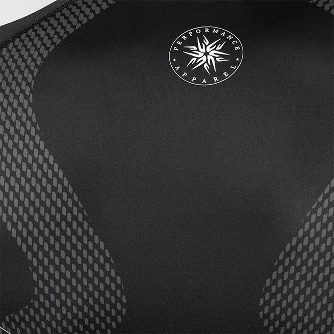 Nexus Rashguard Langærmet Sort Sølv
