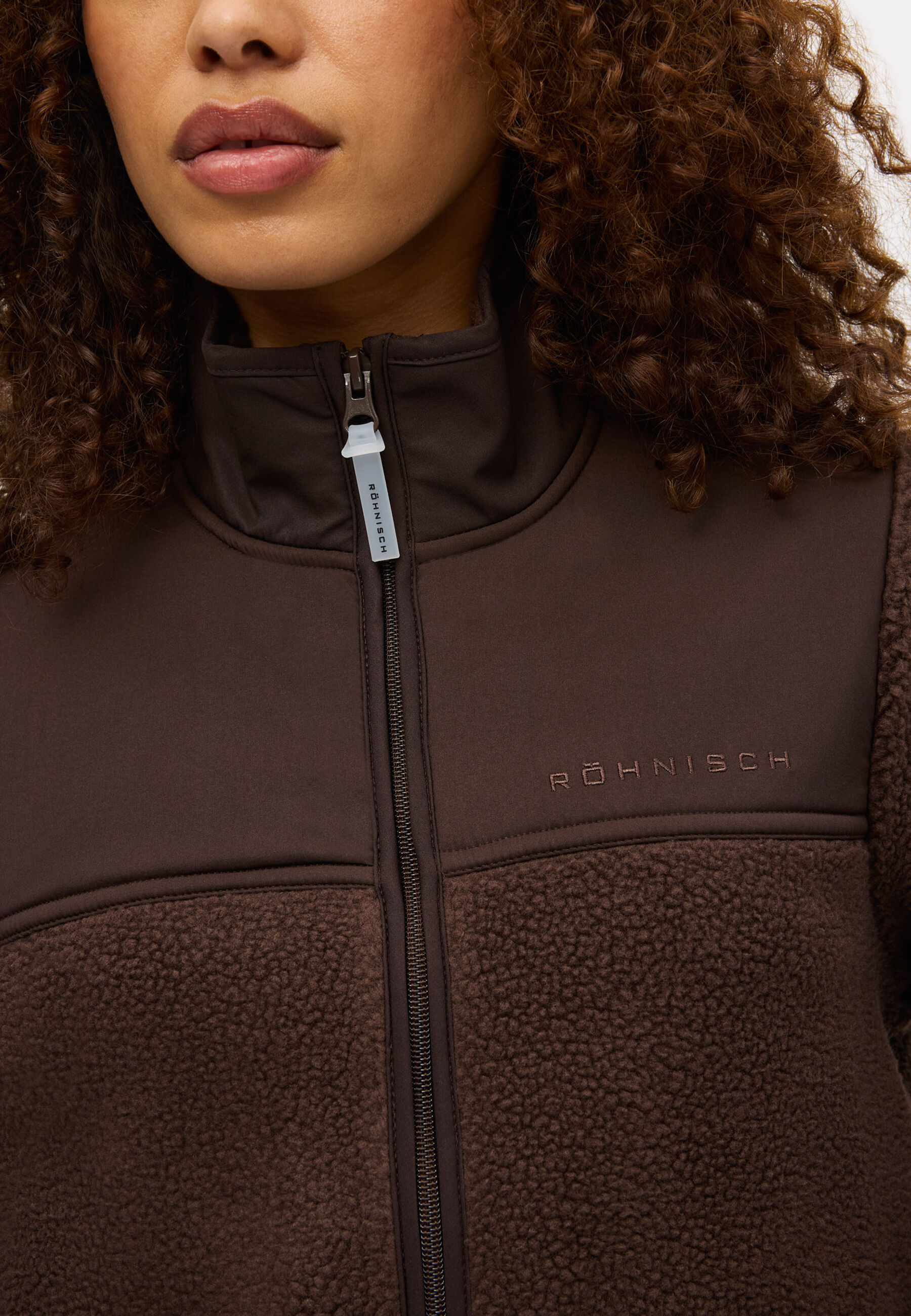 Phoebe Pile Jacket Brun